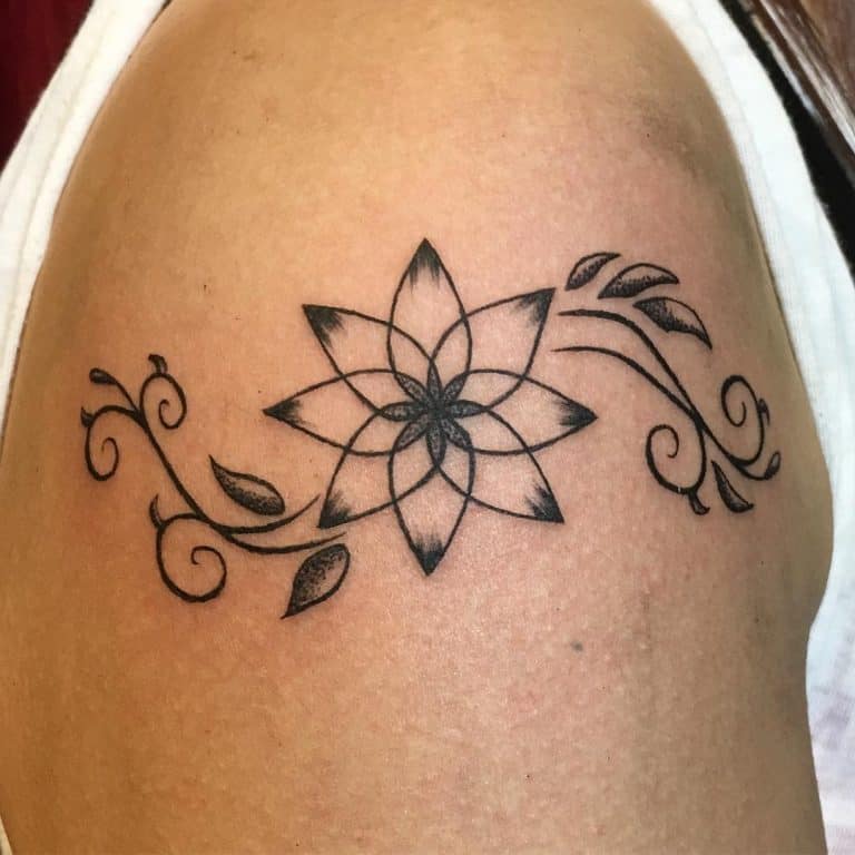 Top 71 Best Tribal Flower Tattoo Ideas 2021 Inspiration Guide