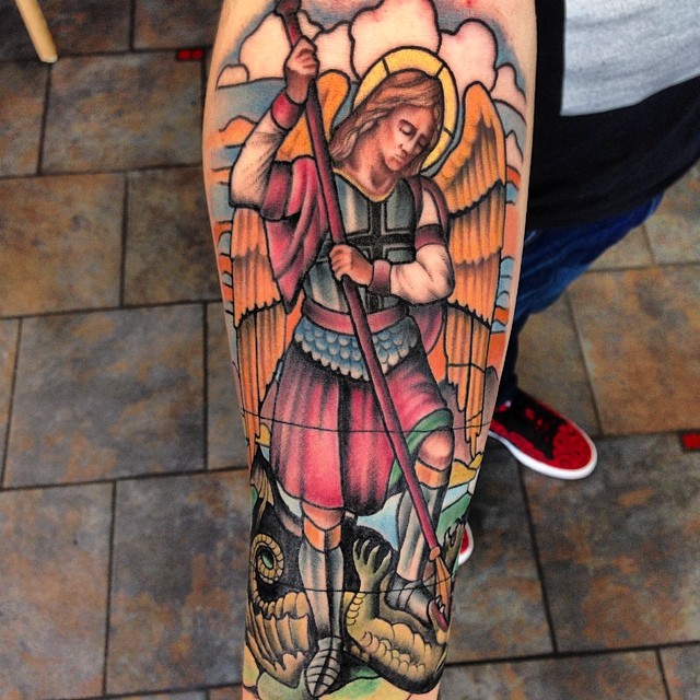 Top 73 St Michael Tattoo Ideas 2020 Inspiration Guide St Michael