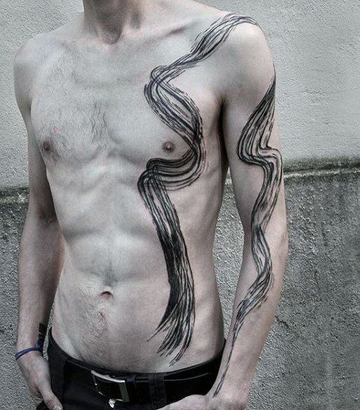 Top 80 Best Abstract Tattoos For Men Artistic Designs