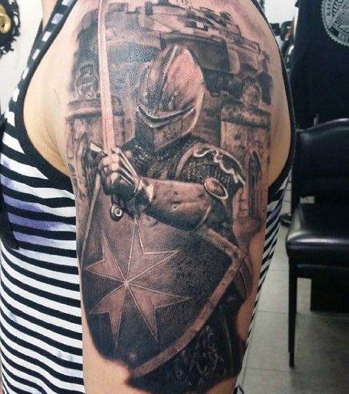 Top 80 Best Knight Tattoo Designs For Men Brave Ideas