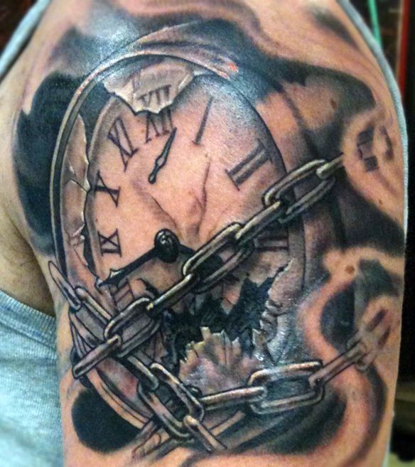 Top 80 Most Symbolic Clock Tattoos 2020 Inspiration Guide