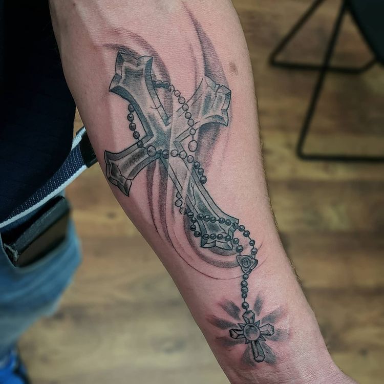 Top 85 Cool Cross Tattoos For Guys Best In Coedo Com Vn