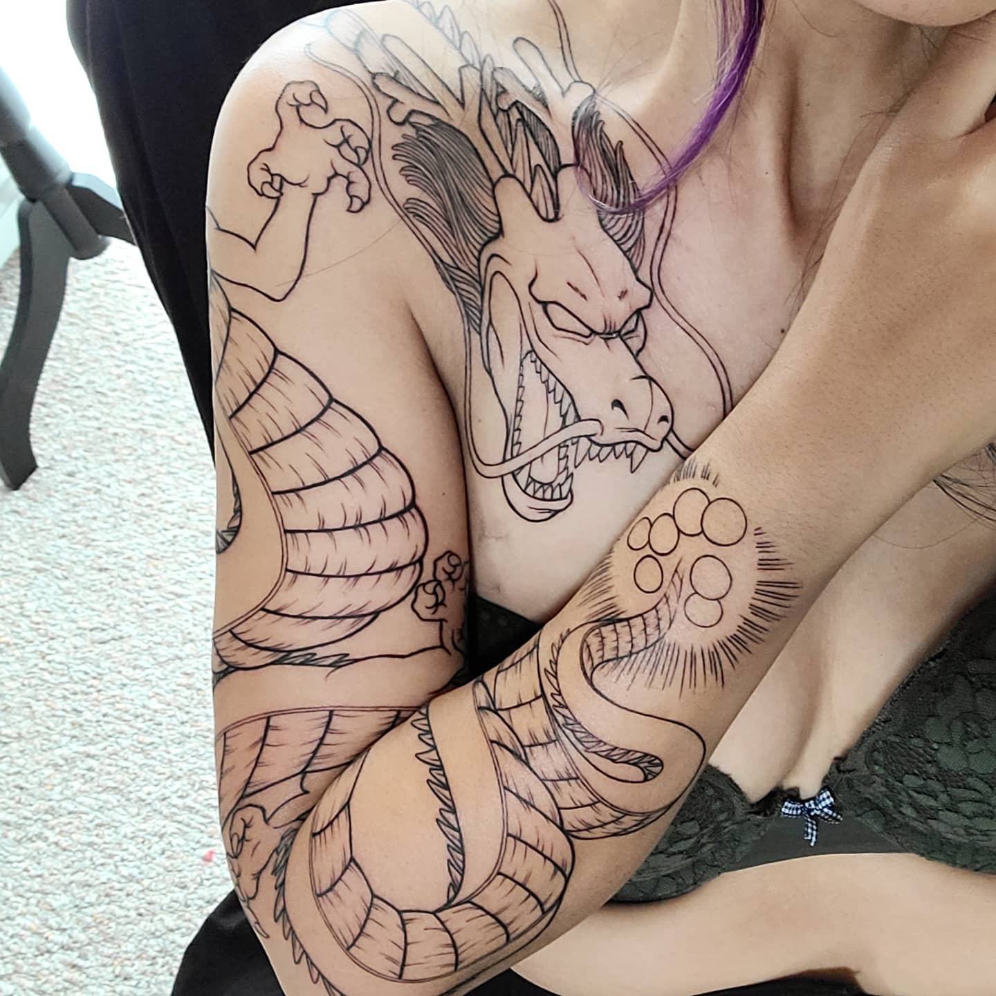 Top More Than 72 Shenron Tattoo Forearm Best In Cdgdbentre