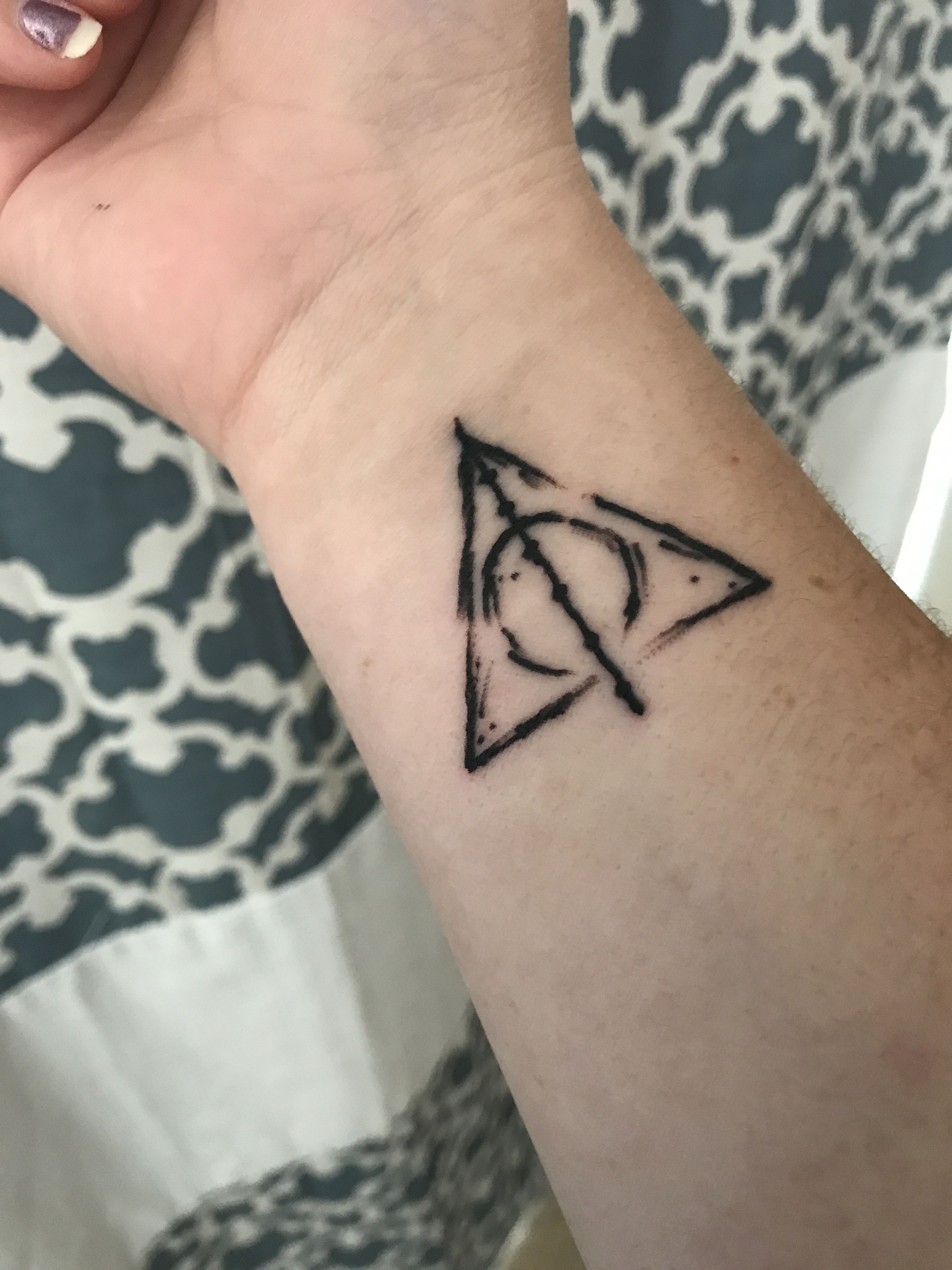 Top More Than 73 Deathly Hallows Symbol Tattoo Latest In Coedo Com Vn