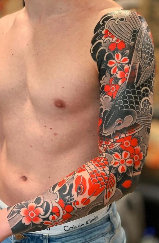 Top Most Popular Tattoos Koi Fish Tattoo For Men Sleeve Koi Tattoo