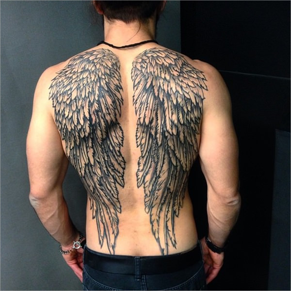 Torn Angel Wings Tattoo Designs