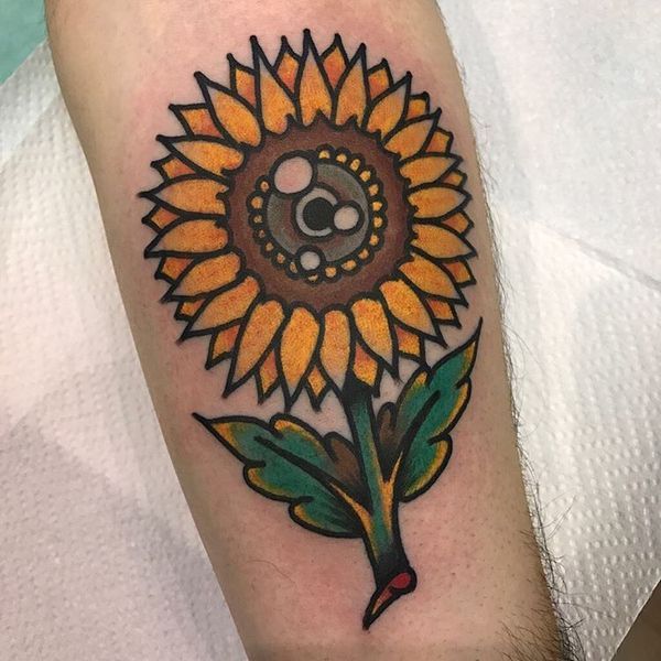 Total 55 Imagen Girasol Tatuaje Tradicional Abzlocal Mx