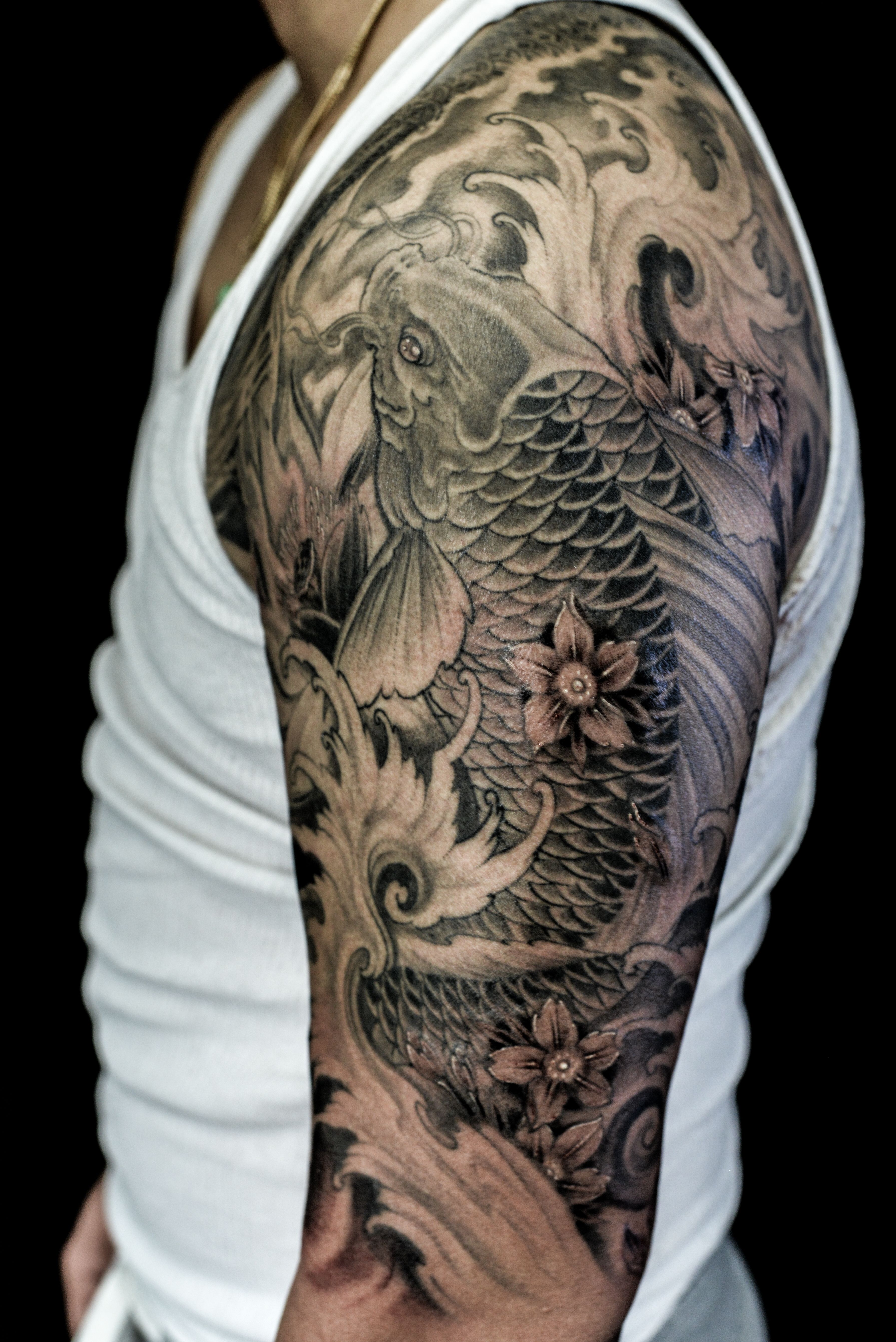 Traditional Japanese Tattoos Carp Koi