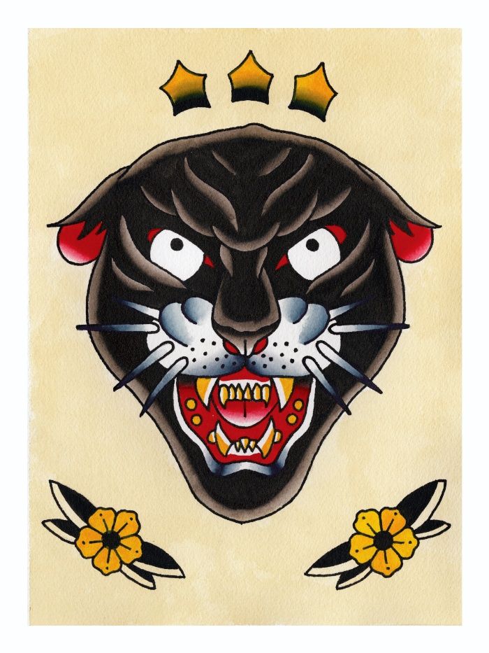 5 Iconic Panther Tattoo Flash Designs to Know