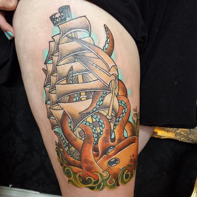 5 Secrets Behind Traditional Pirate Ship Tattoos Revealed