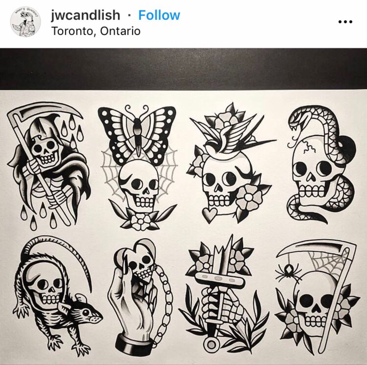 Traditional Skull Tattoo Flash Designs By Ivebeencalledmax On Deviantart