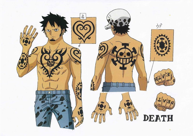 Trafalgar Law Tattoo Hand Meaning