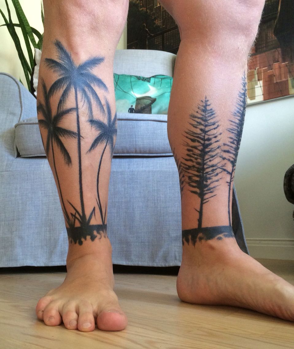 Tree Leg Tattoo Tattoo Pinterest Tree Leg Tattoo Tree Thigh