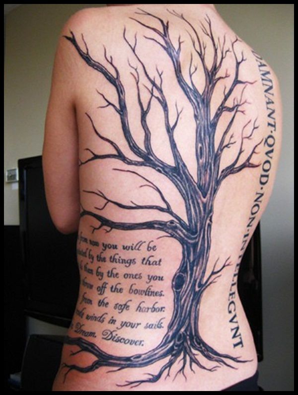 Tree Tattoo Ideas On Pinterest Tree Tattoos Oak Tree Tattoo And He