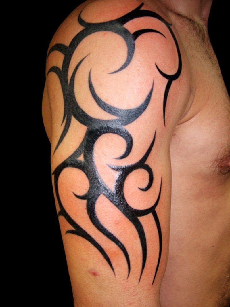 5 Stunning Tribal Half Arm Sleeve Tattoo Designs