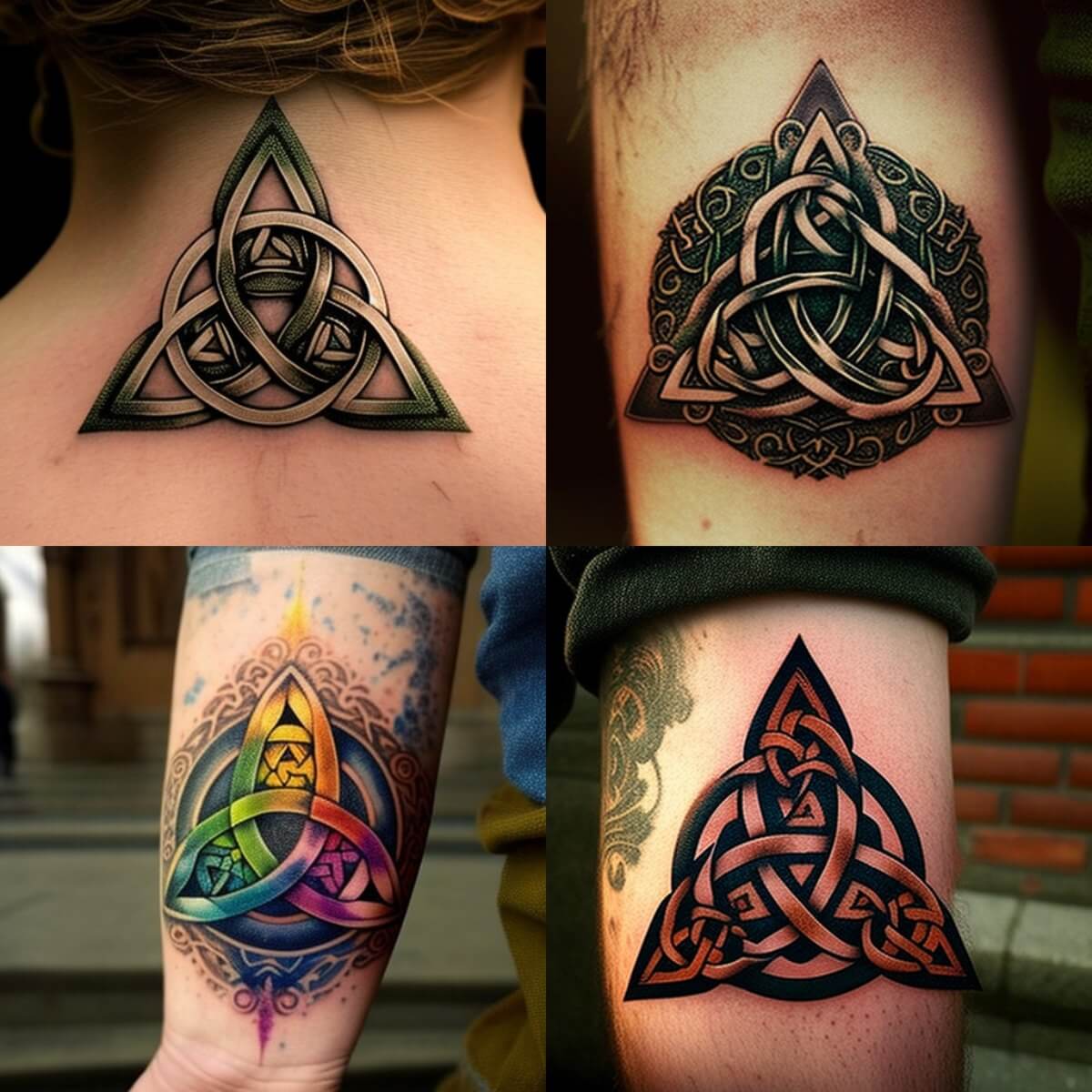 Trinity Knot And Dragons Celtic Tattoos Trinity Knot Tattoo Knot