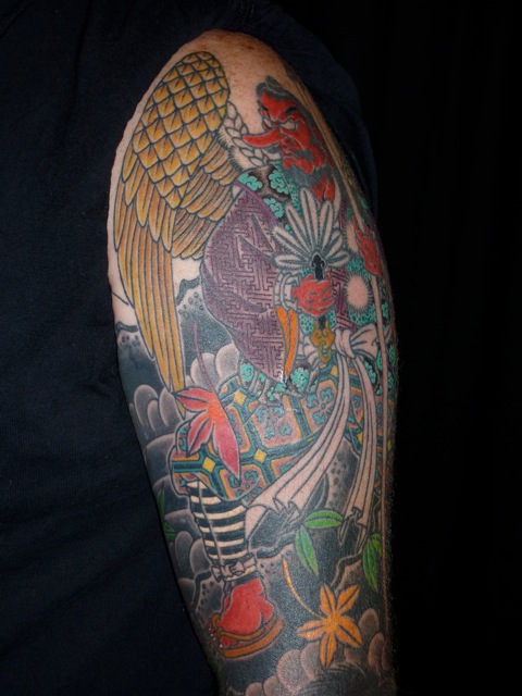 True Nature Tattoo Tengu Sleeve