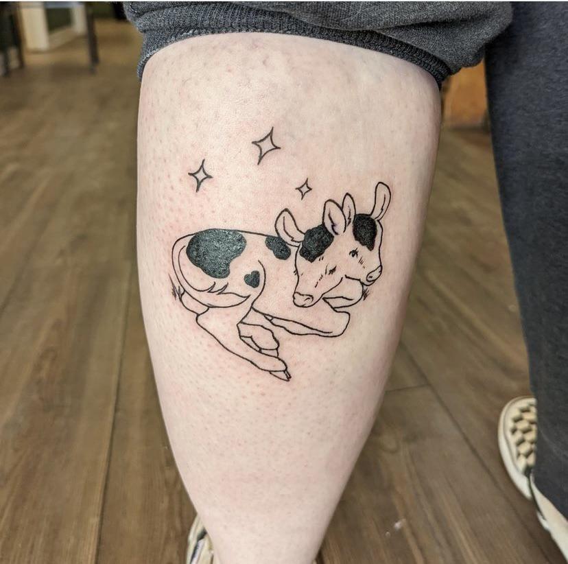 Two Headed Calf Done By Jen At Screamin Ink In Spokane Wa Tattoos