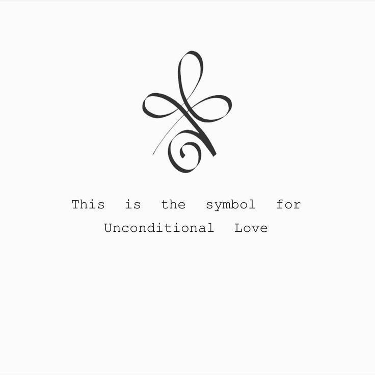 Unconditional Love Family Symbol Tattoo Ideas