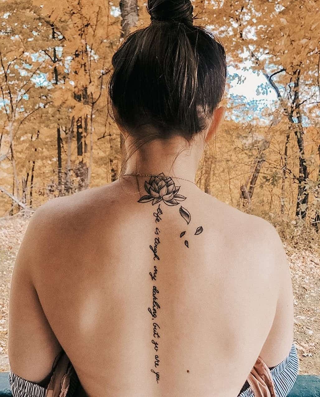 Unique Spine Tattoos For Women 20 Inspiring Designs To Choose From