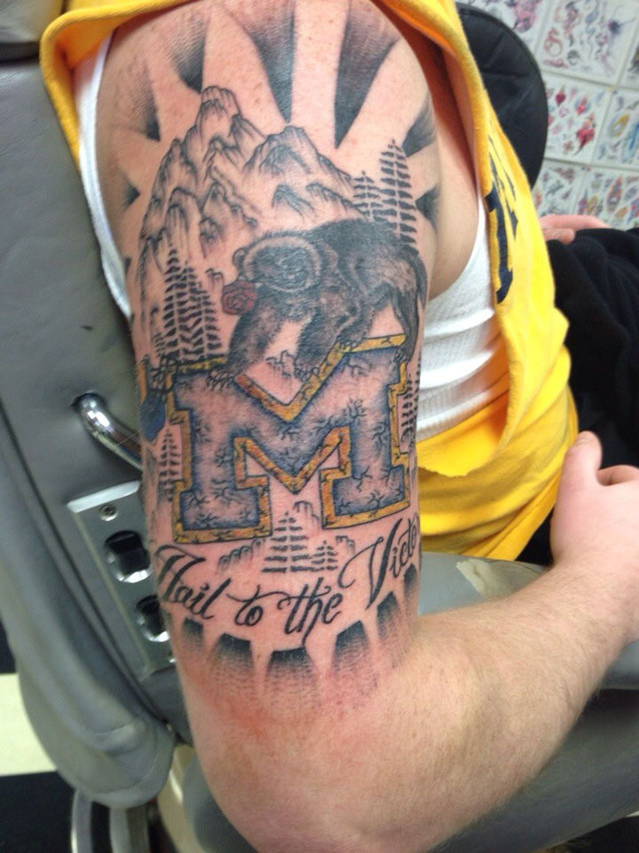 University Of Michigan Fans Share Photos Of Wolverine Themed Tattoos