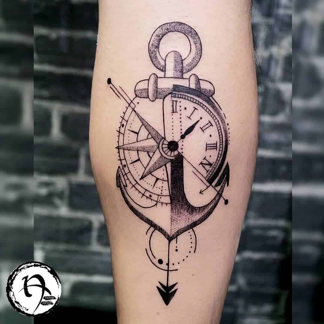 Update 70 Anchor Compass Tattoo In Cdgdbentre