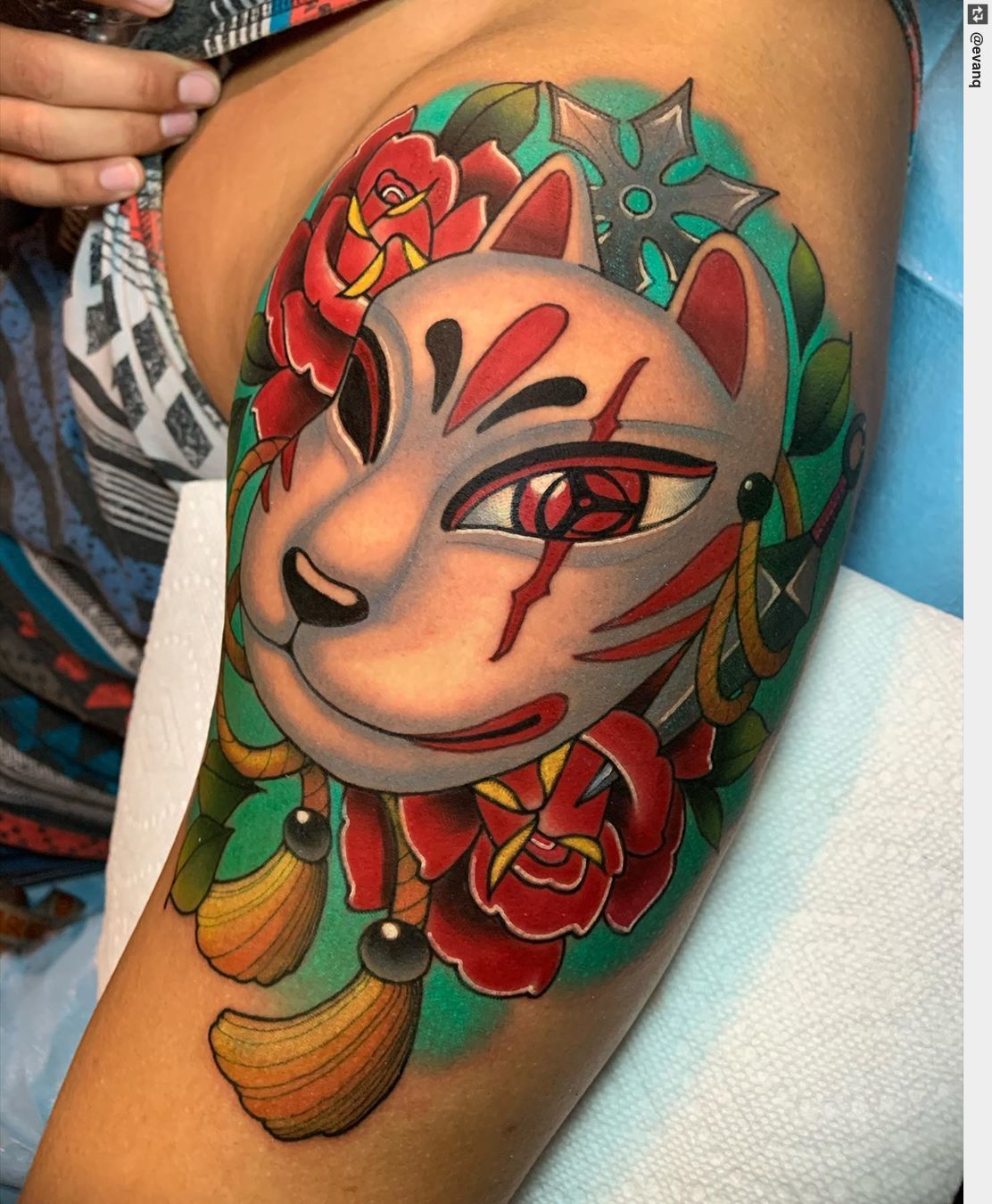 Update More Than 63 Anbu Mask Tattoo Best In Cdgdbentre