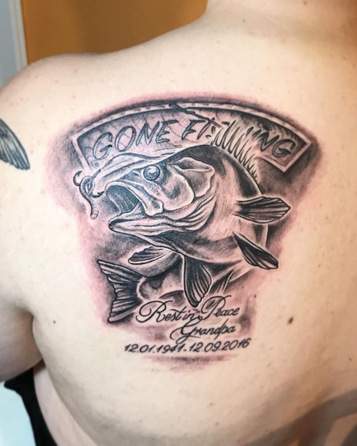 Updated 45 Alluring Fishing Tattoos August 2020