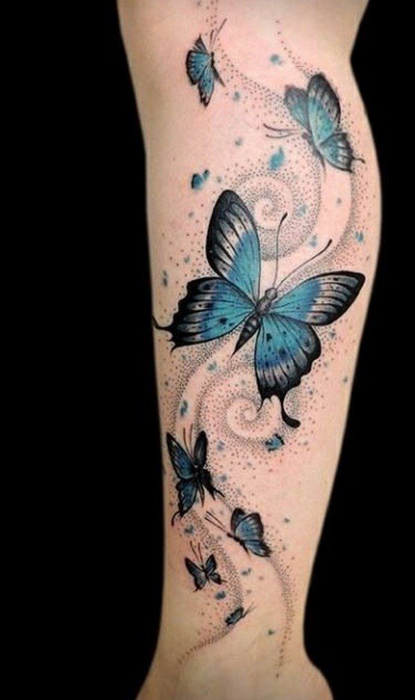 Url Http Www Tattooshunt Com Beautiful Butterfly Tattoo On Leg Butterfly Leg Tattoos