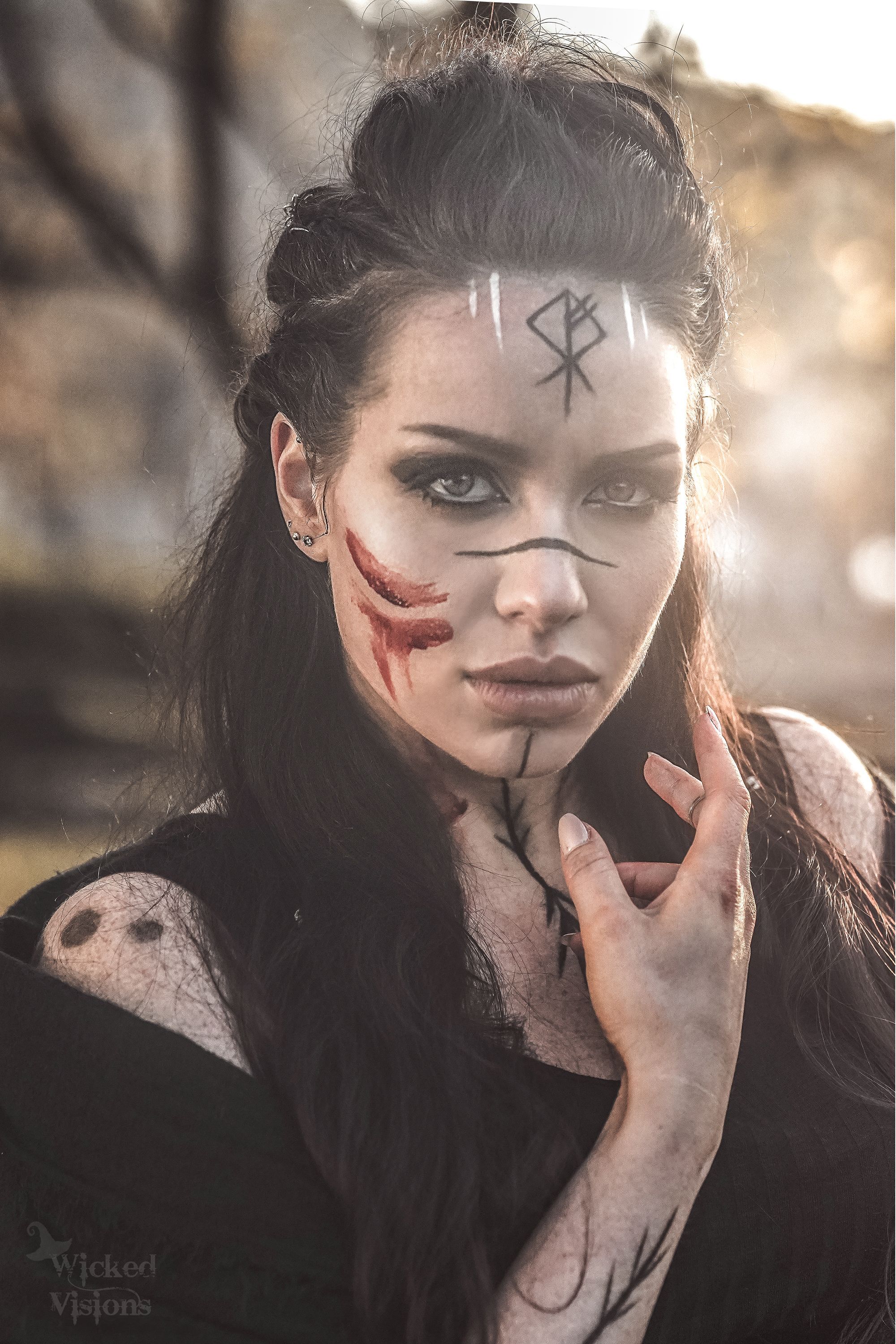 Valkyrie By Ikulestrange On Deviantart Warrior Makeup Warrior Woman Viking Hair