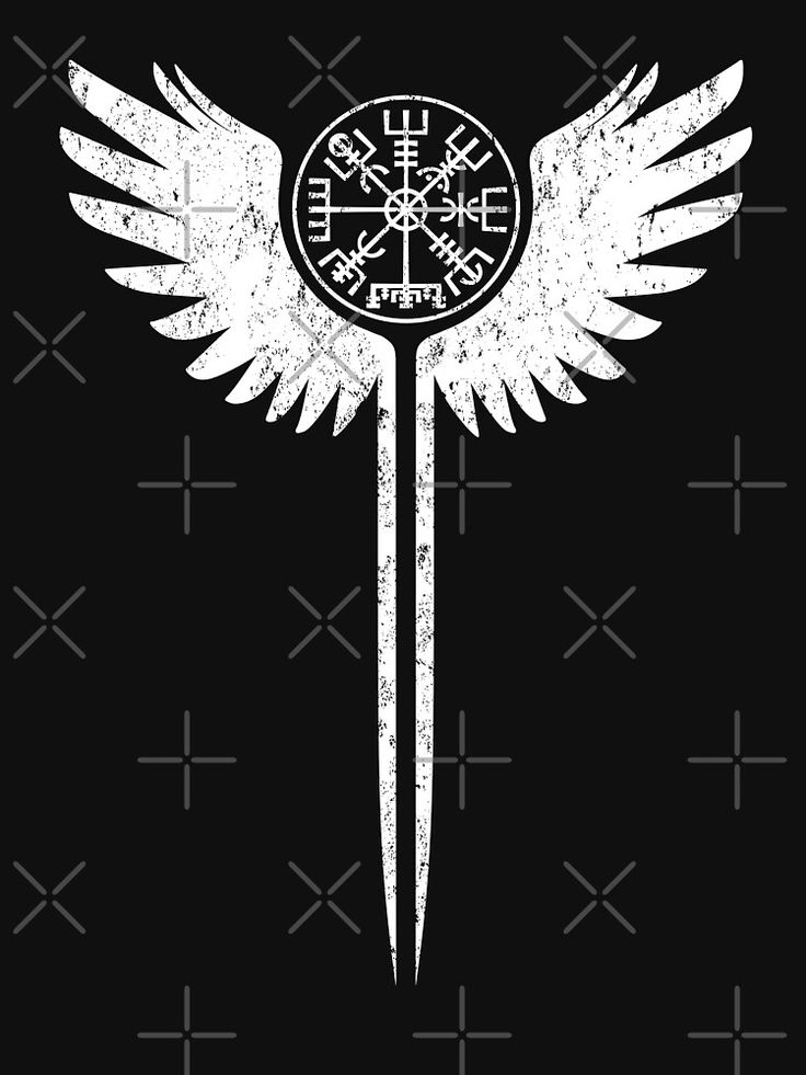 Vegvisir Valkyrie Wings Valkyrie Tattoo Viking Tattoo Symbol Nordic