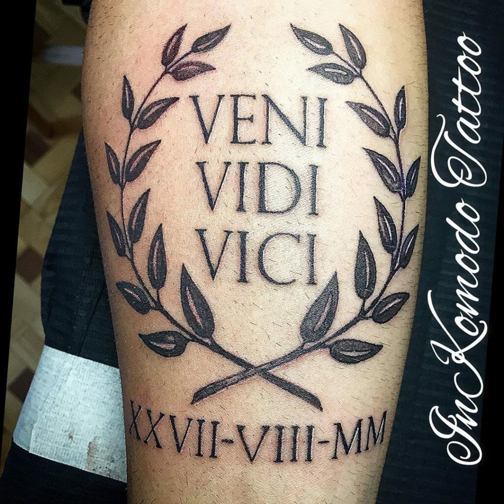 Veni Vidi Vici Tattoo Design