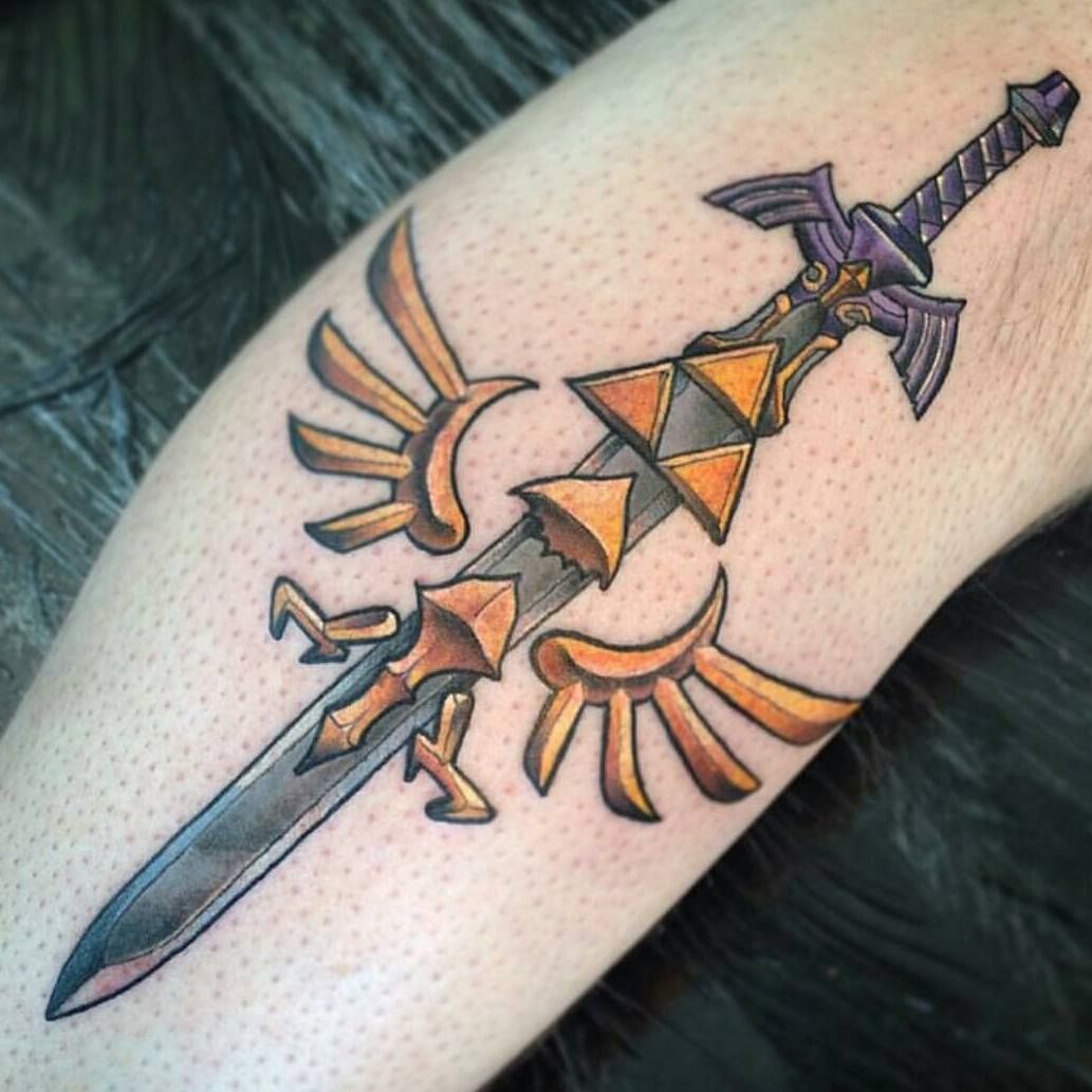 Videogametatts Zelda Tattoo Tattoos Gaming Tattoo