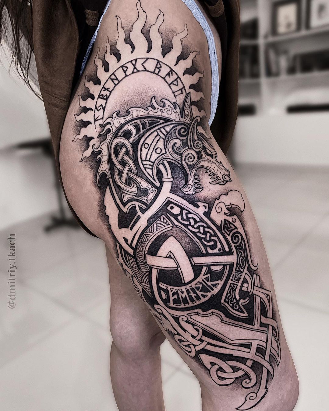 Viking Axe Tattoo Outline 31 Viking Tattoos To Inspire The Norse In You