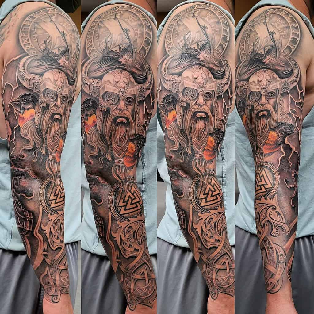 25 Epic Viking Sleeve Tattoo Ideas to Inspire You