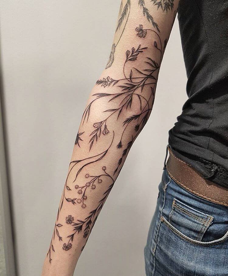 Vine Tattoos on Arm: Designs to Inspire You