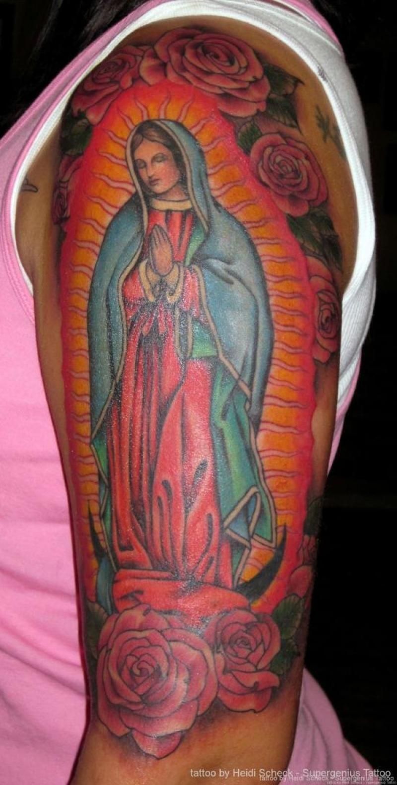 Virgen De Guadalupe Tattoo Arm