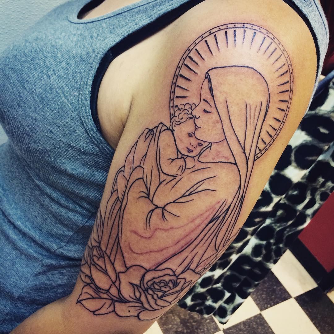 Virgin Mary Tattoos Designs Ideas And Meaning Tattoos For You