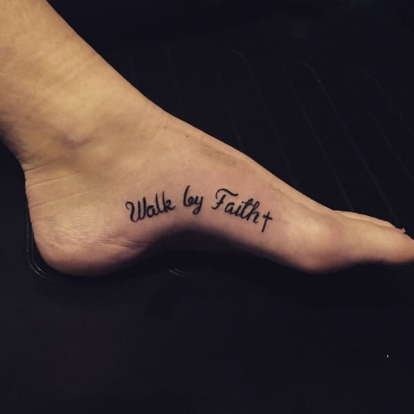 Walk In Faith Tattoo Designs At Design