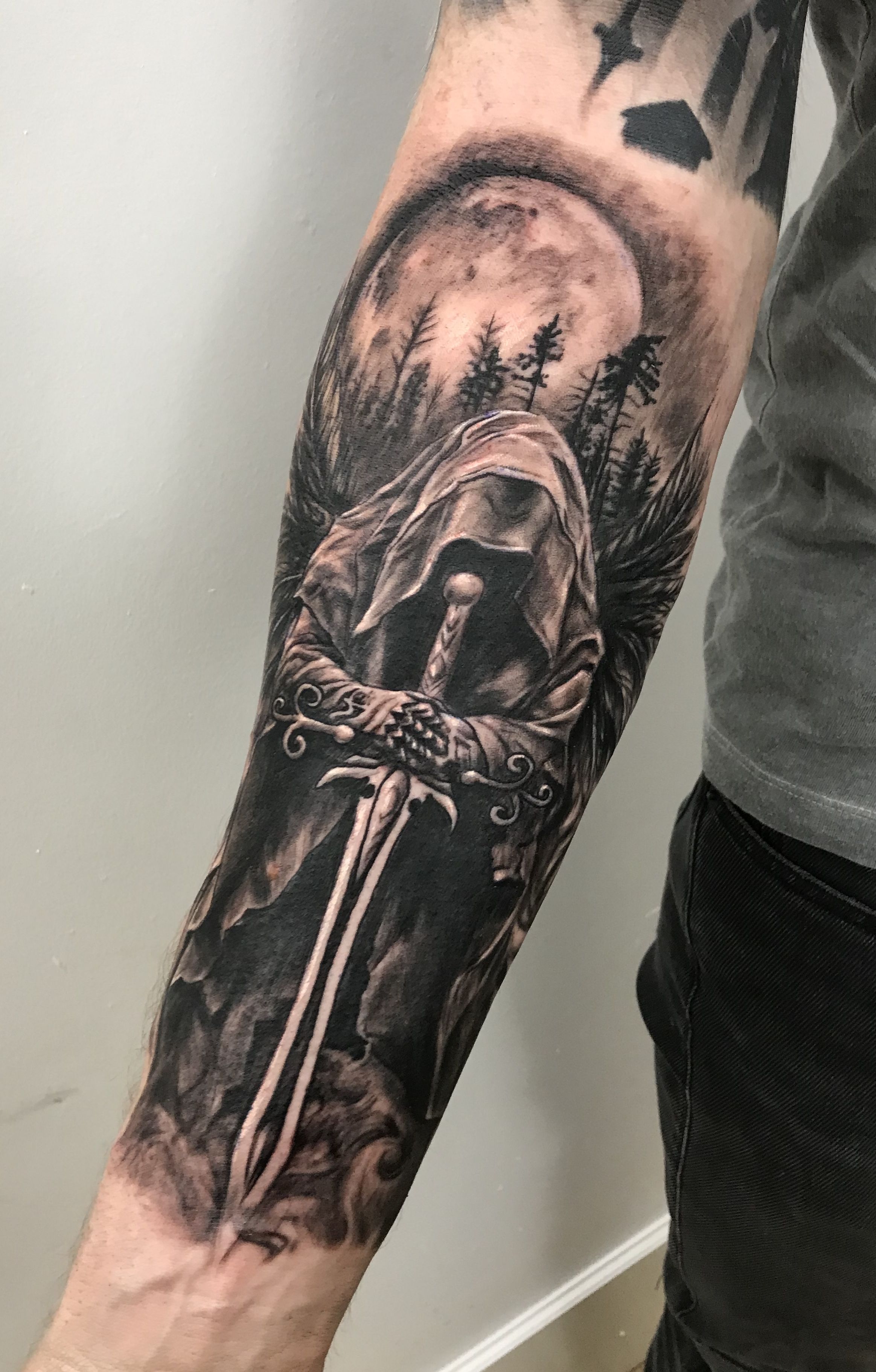 Warrior Angel Tattoo By Stefan Limited Availability At Salvation Tattoo Studios Tatuagem