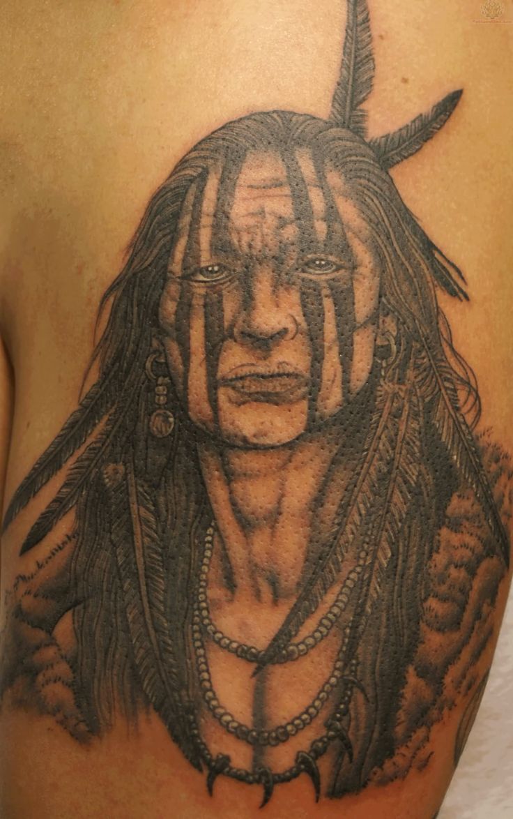 5 Must-See Warrior Indian Chief Tattoo Designs