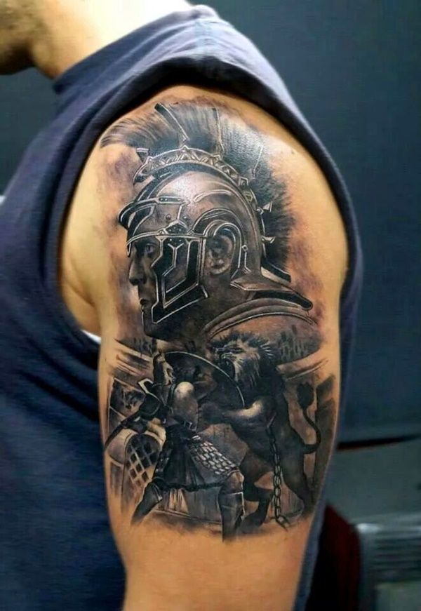 Warrior Tattoo Designs Illusion Tattoos