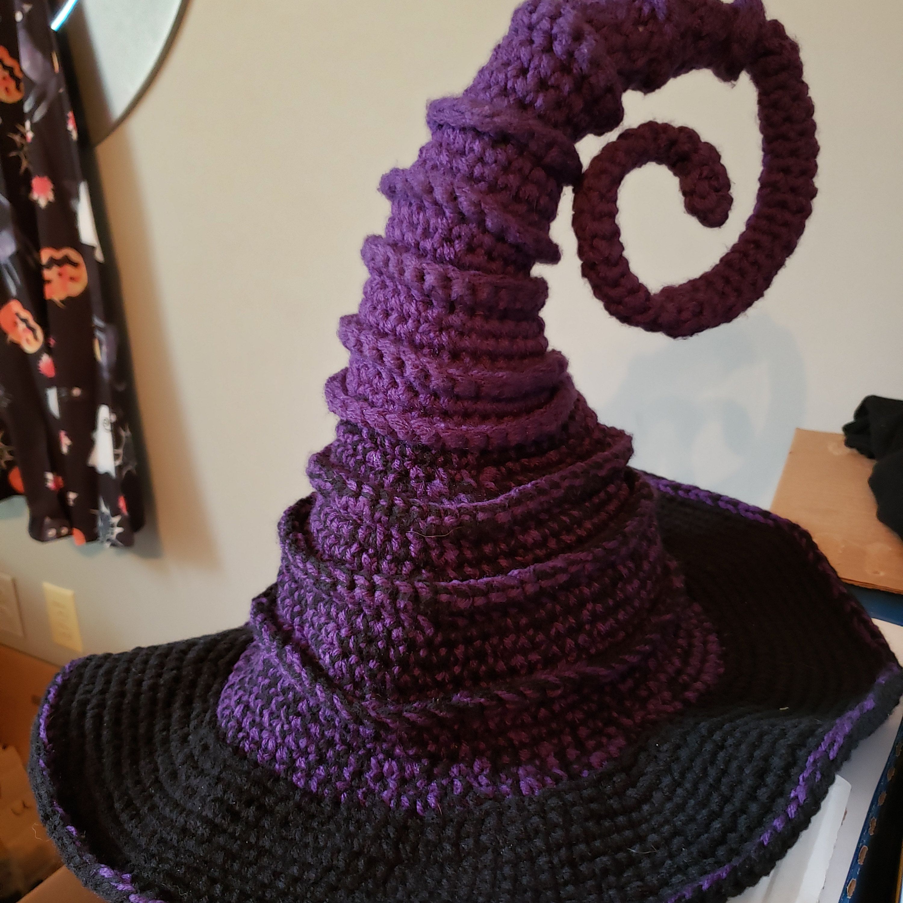 Whimsical Witch Hat Crochet Pattern Etsy