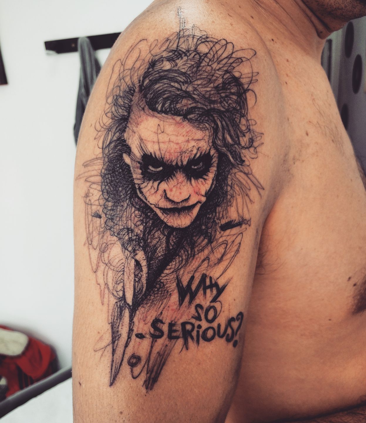 Why So Serious Joker Tattoo Idea