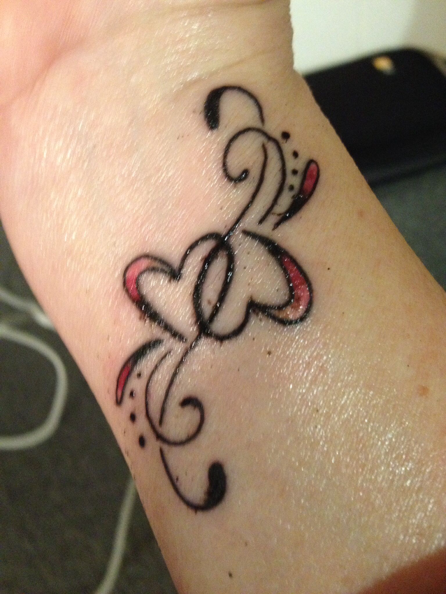 Wrist Heart Tattoo Designs