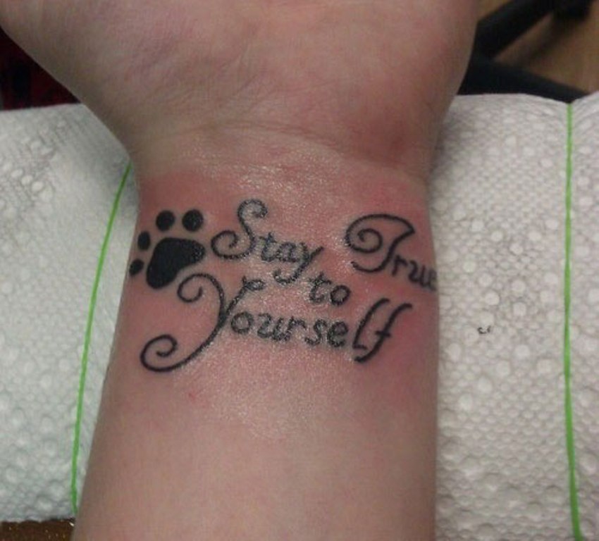 Wrist Tattoo Inspirational Quotes Quotesgram