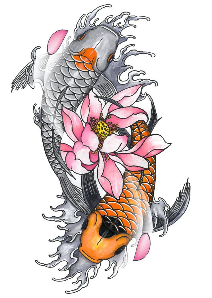 Yin And Yang Koi By Xinje On Deviantart Yin Yang Koi Yin Yang Art