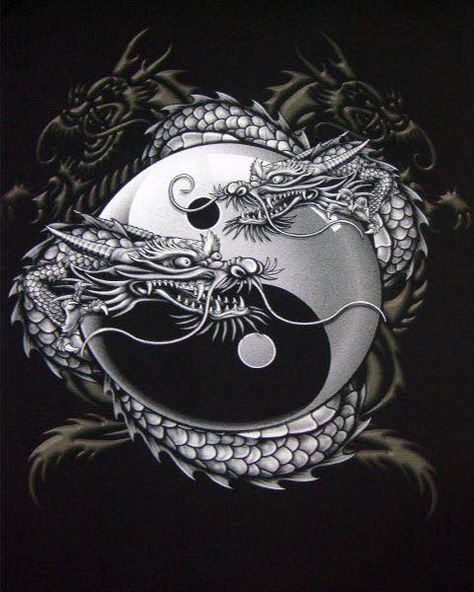 Yin Yang Dragon Symbolism And Origins In 2021 Ying Yang Yin Yang