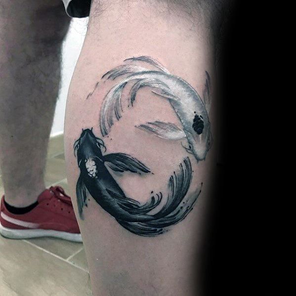 Yin Yang Koi Fisch Tattoo Tattooimages Biz