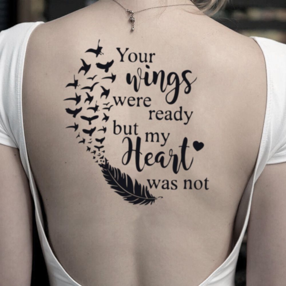 Your Wings Were Ready Tattoo Meaning Fashiondesignerresumeideas